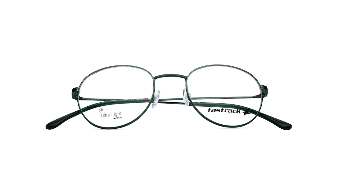 Green Round Rimmed Eyeglasses