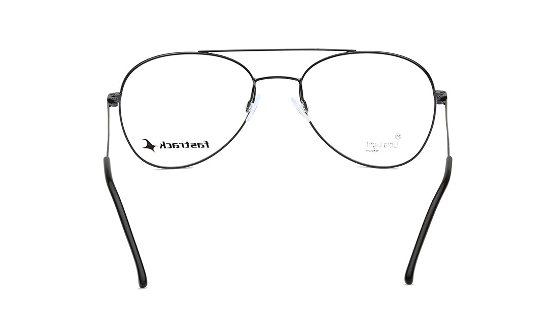 Black Aviator Rimmed Eyeglasses