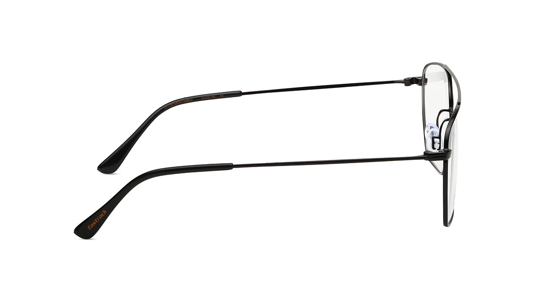 Black Navigator Rimmed Eyeglasses