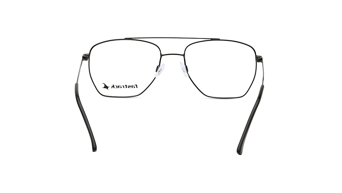 Black Navigator Rimmed Eyeglasses