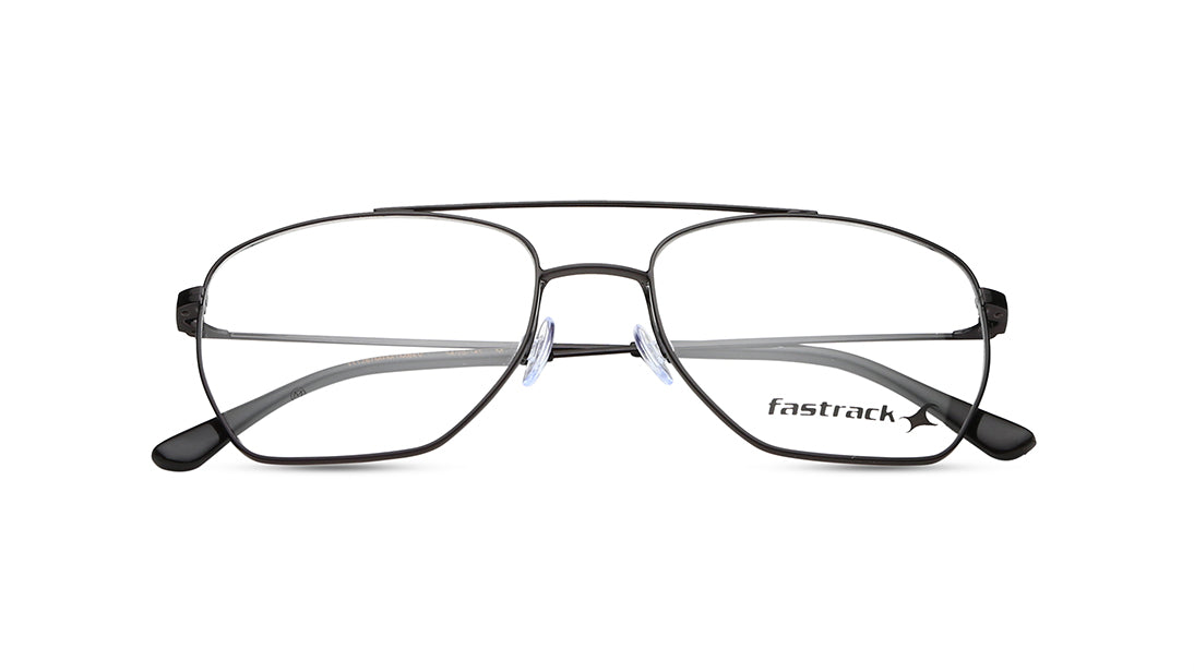 Black Navigator Rimmed Eyeglasses