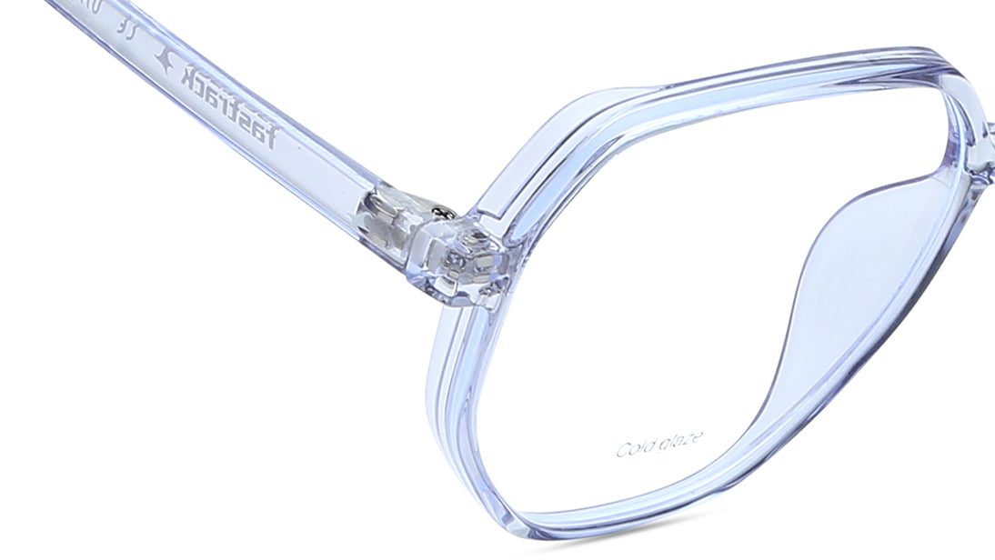 Light Blue Bugeye Rimmed Eyeglasses