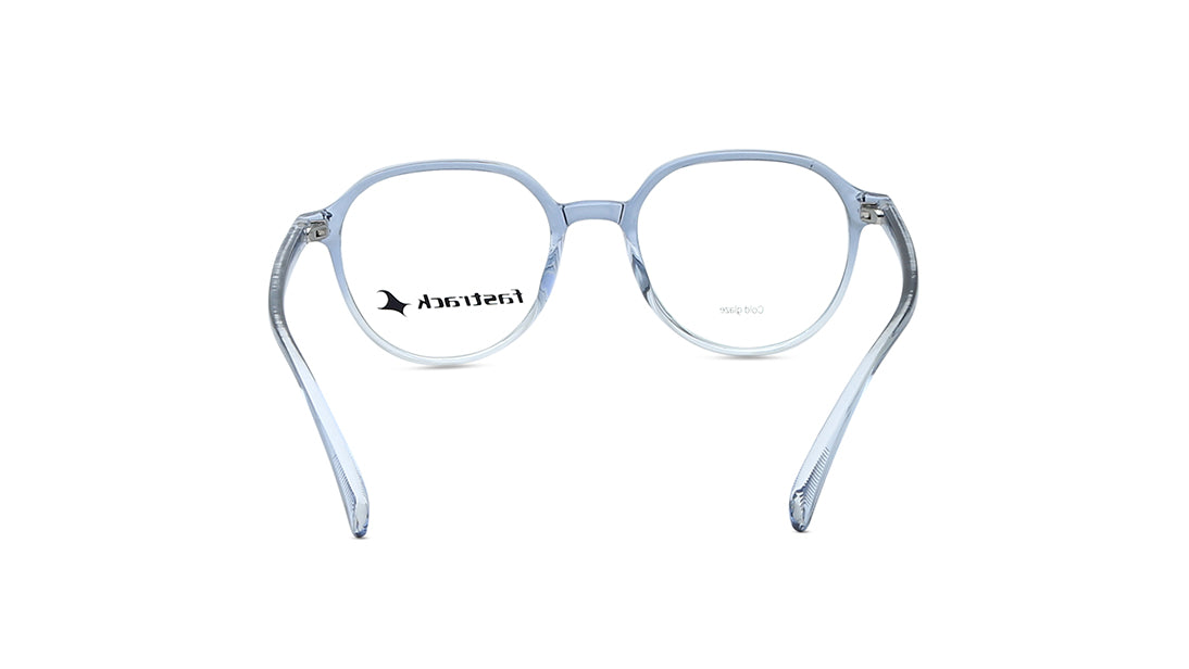 Blue Round Rimmed Eyeglasses