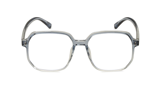 Blue Gradient Bugeye Rimmed Eyeglasses