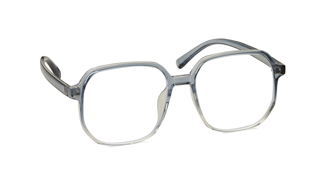 Blue Gradient Bugeye Rimmed Eyeglasses