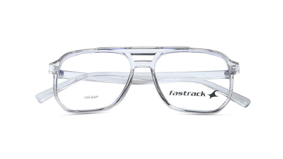 Grey Navigator Rimmed Eyeglasses