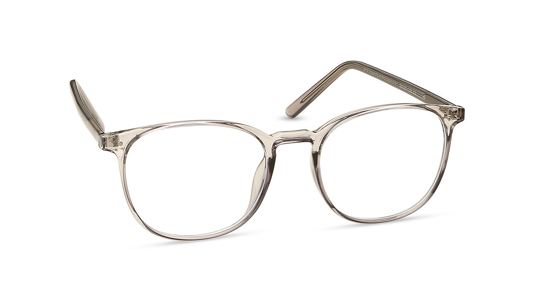 Grey Square Rimmed Eyeglasses