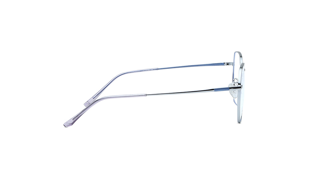 Silver Square Rimmed Eyeglasses