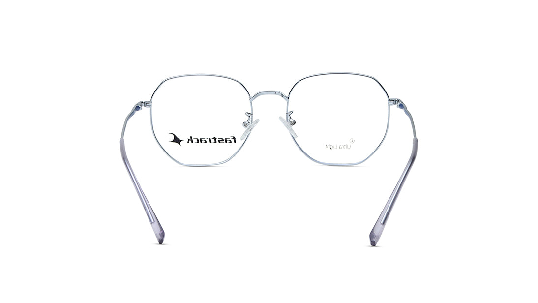 Silver Square Rimmed Eyeglasses