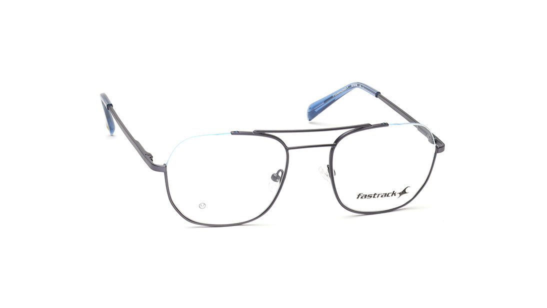 Grey Navigator Rimmed Eyeglasses