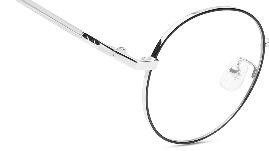 Silver Round Rimmed Eyeglasses