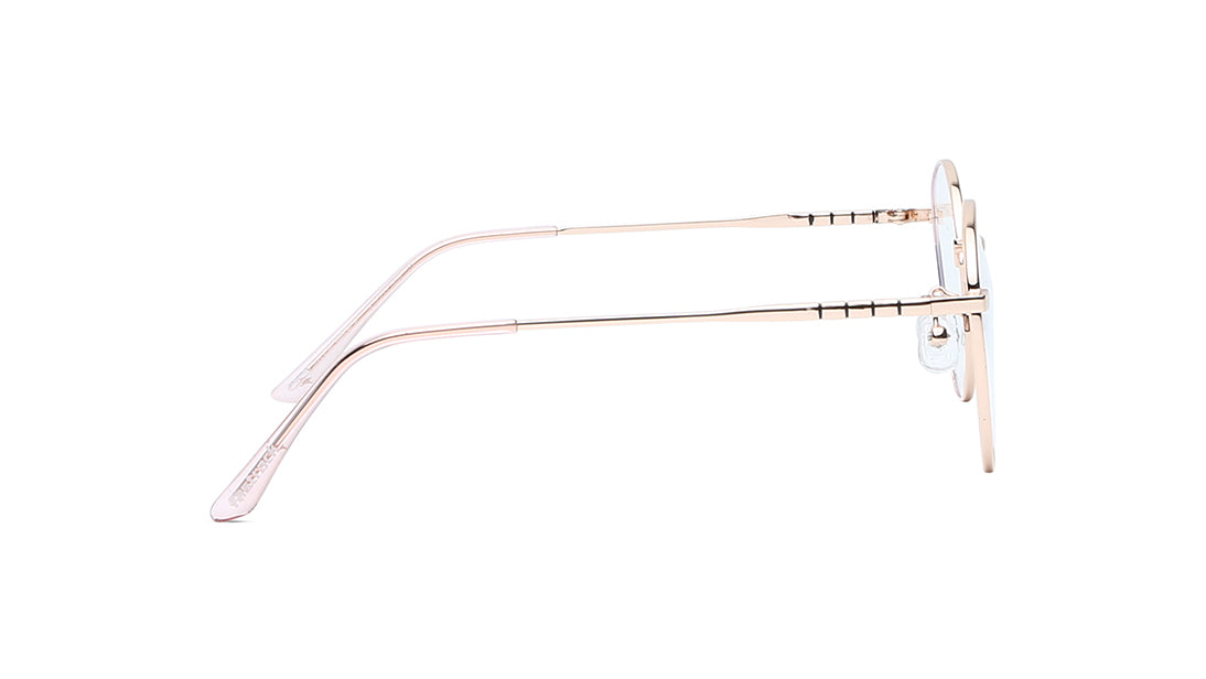 Gold Round Rimmed Eyeglasses