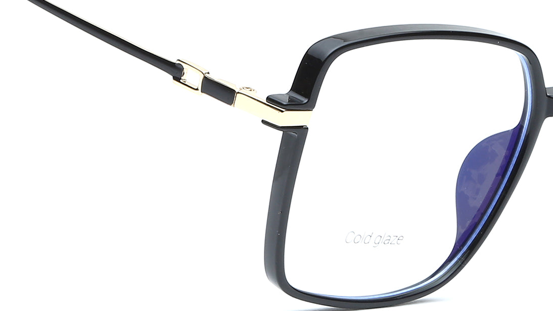 Black Square Rimmed Eyeglasses