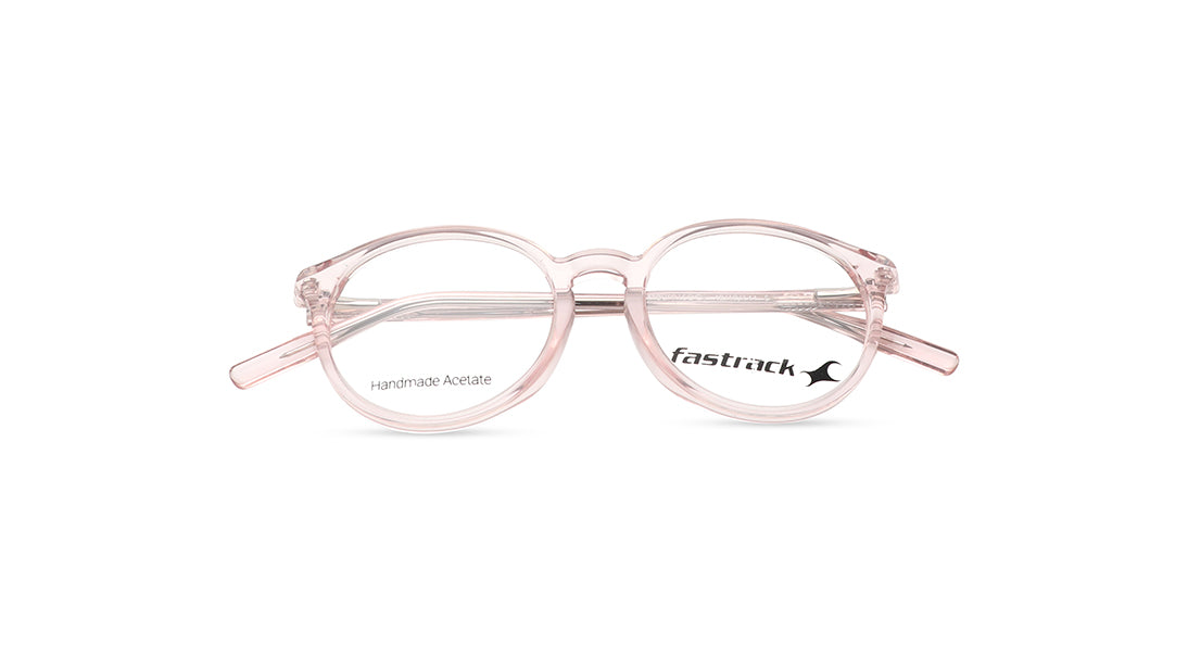 Orange Round Rimmed Eyeglasses