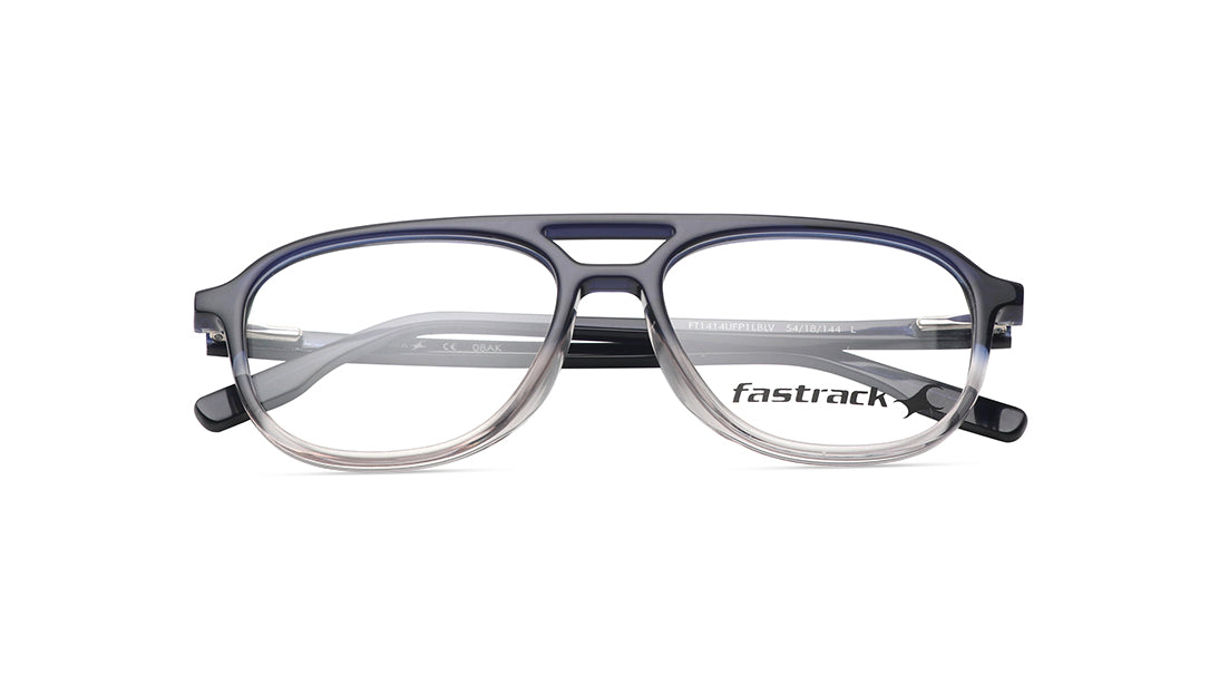 Blue Aviator Rimmed Eyeglasses