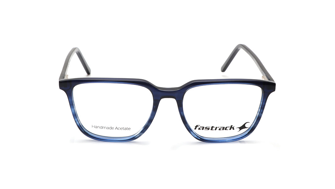 Blue Square Rimmed Eyeglasses