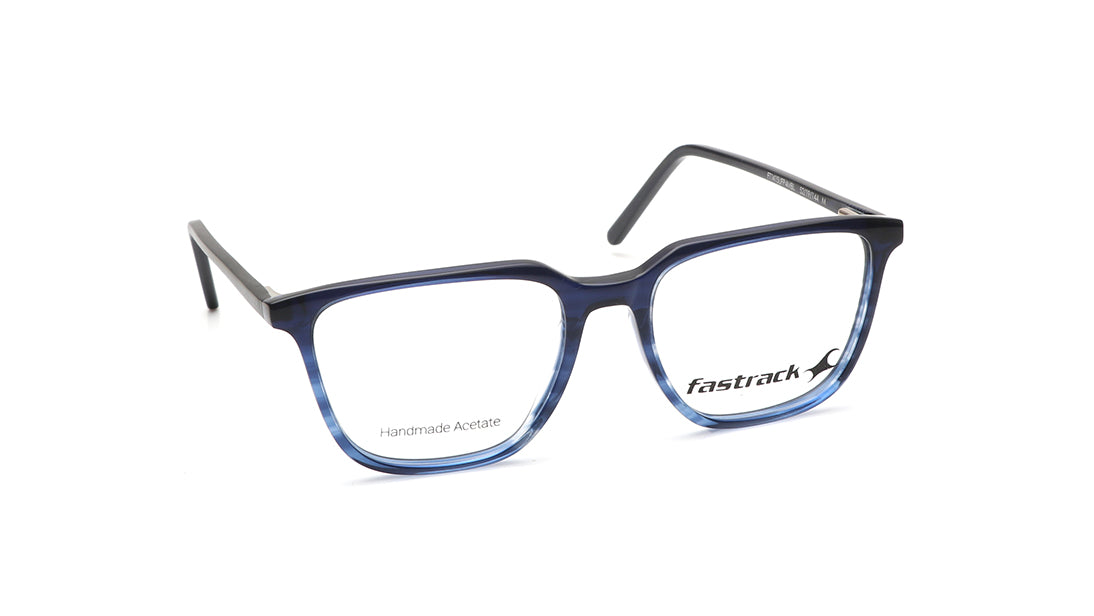 Blue Square Rimmed Eyeglasses