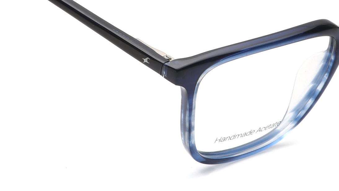 Blue Square Rimmed Eyeglasses