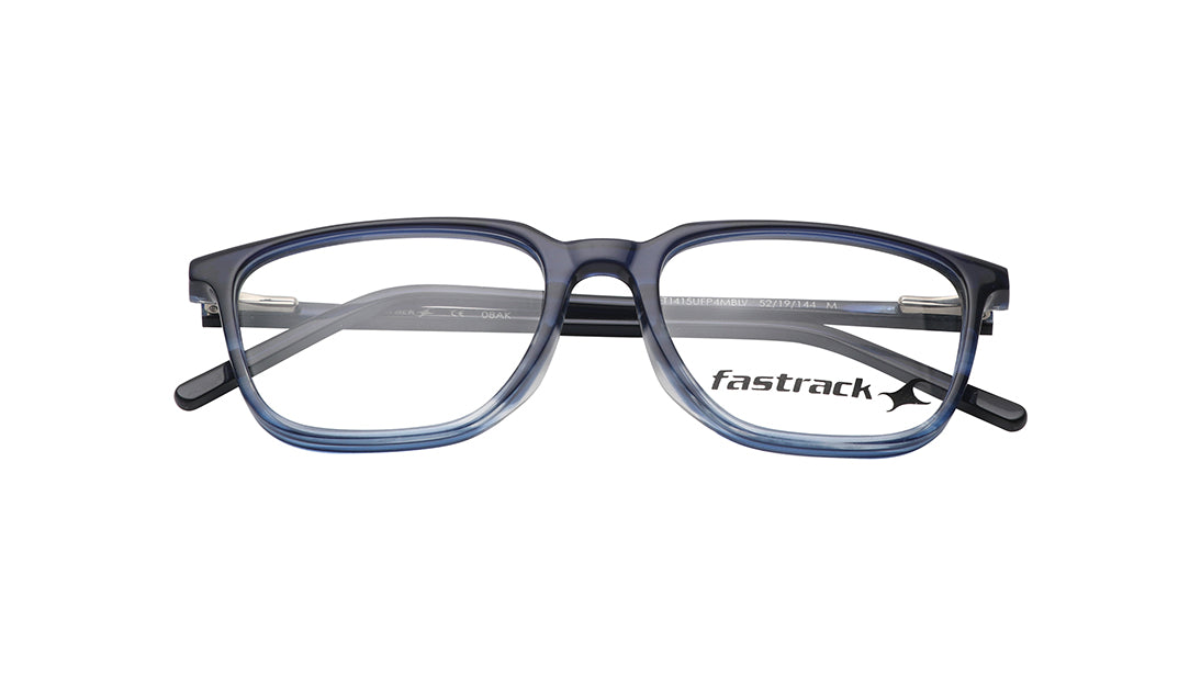 Blue Square Rimmed Eyeglasses