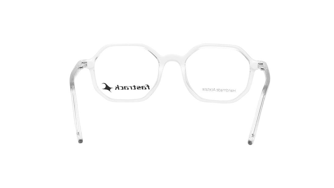 Transparent Hexagon Rimmed Eyeglasses