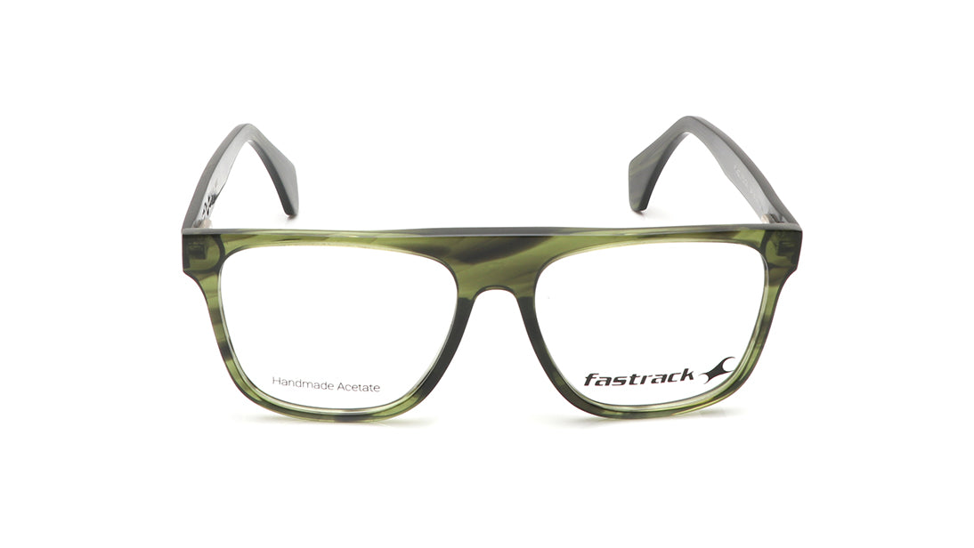 Green Square Rimmed Eyeglasses