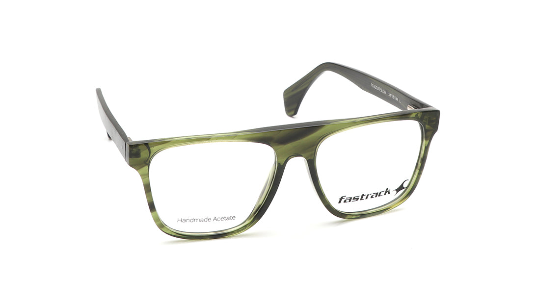 Green Square Rimmed Eyeglasses