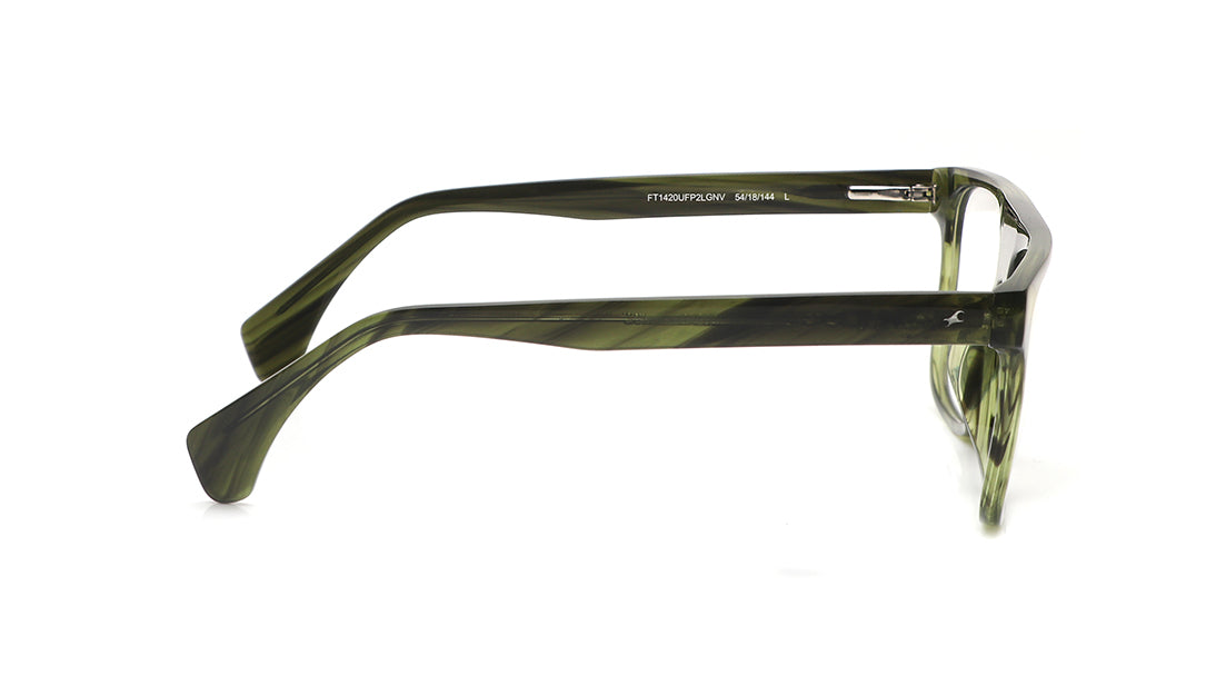 Green Square Rimmed Eyeglasses