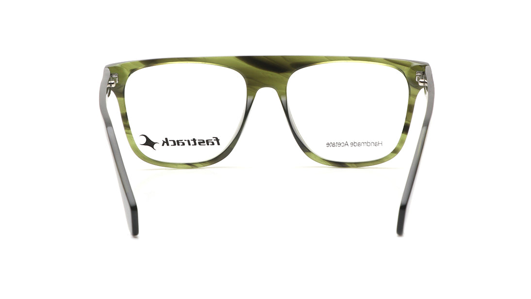 Green Square Rimmed Eyeglasses