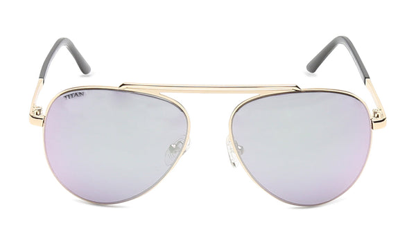 Yellow Aviator Women Sunglasses