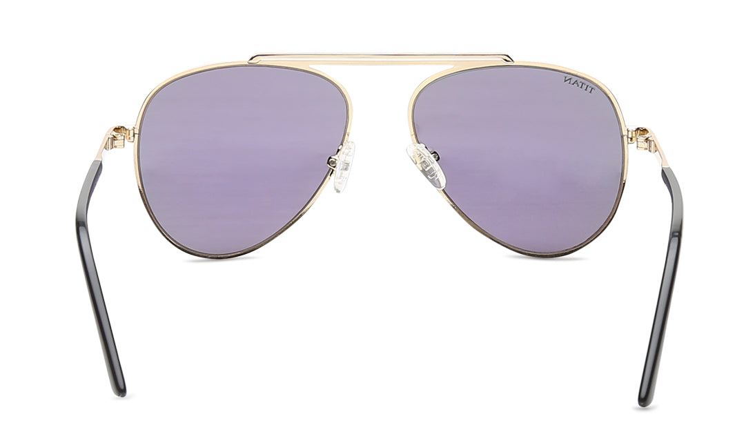 Yellow Aviator Women Sunglasses