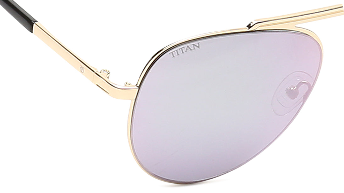 Yellow Aviator Women Sunglasses