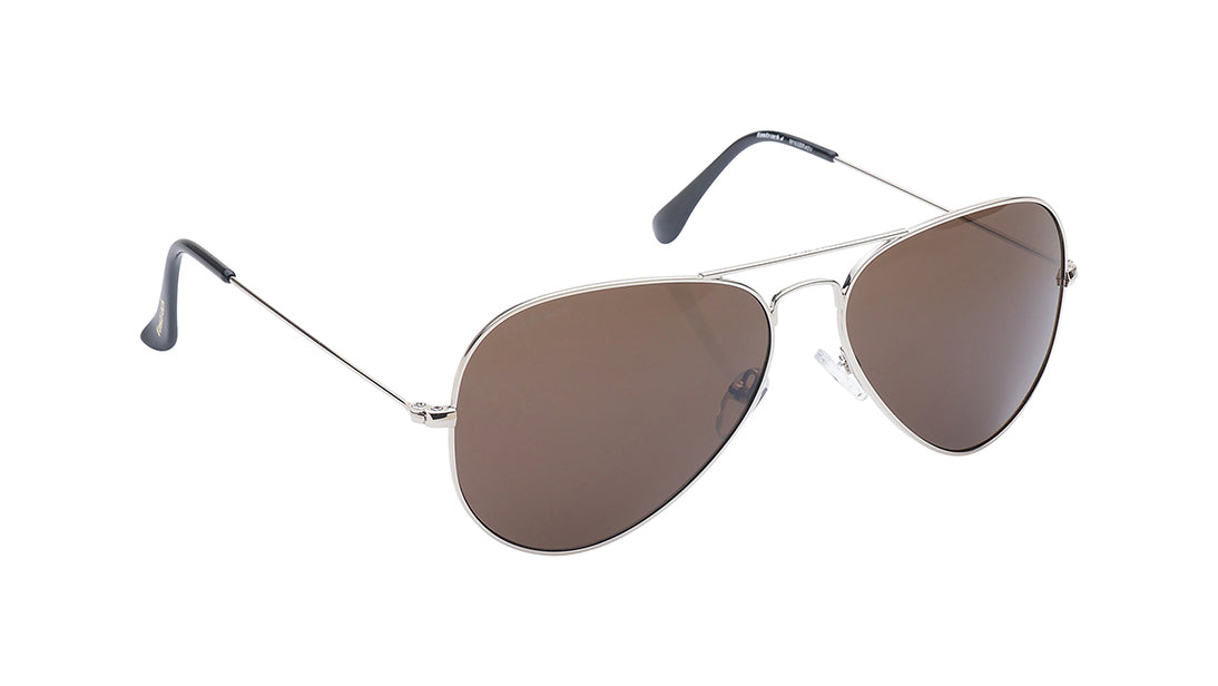 Brown Aviator Sunglasses for Men