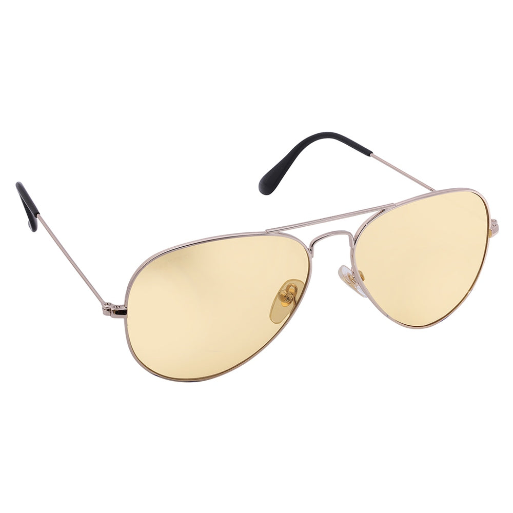 Gold Aviator Men Sunglasses