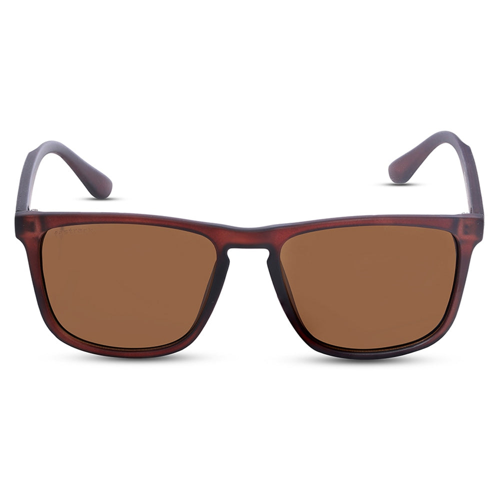 Brown Square Men Sunglasses