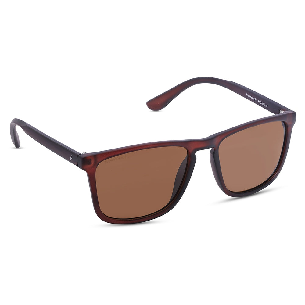 Brown Square Men Sunglasses