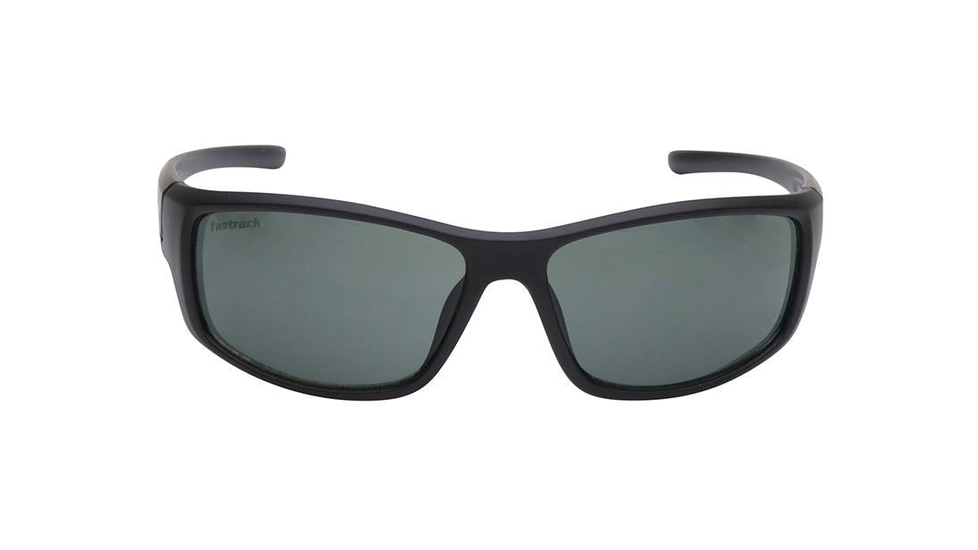 Green Sporty Rimmed Sunglasses From Fastrack (P427GR12V)