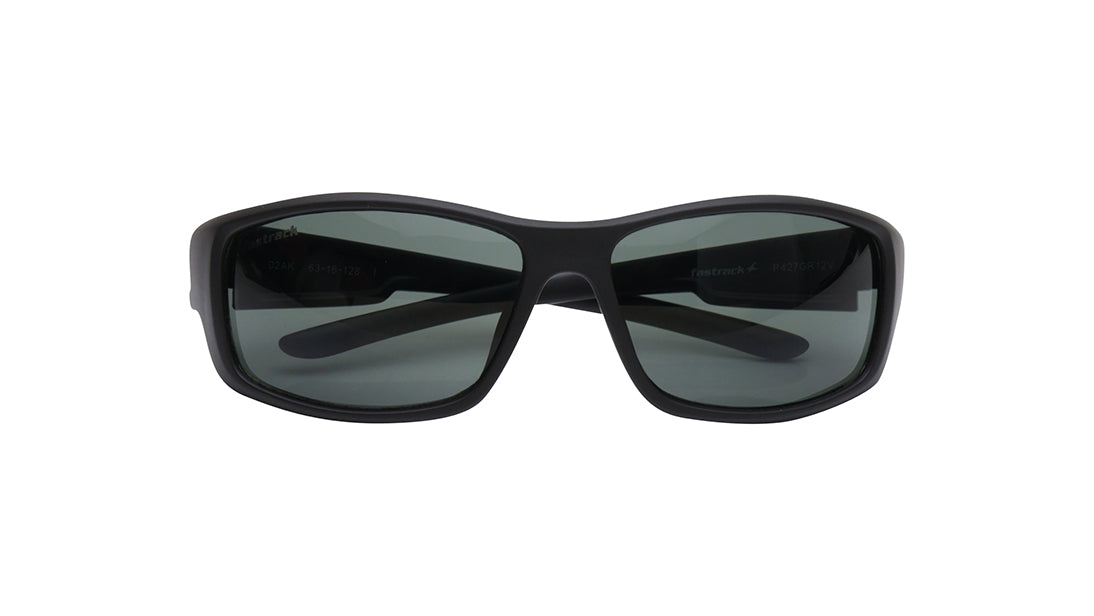 Green Sporty Rimmed Sunglasses From Fastrack (P427GR12V)