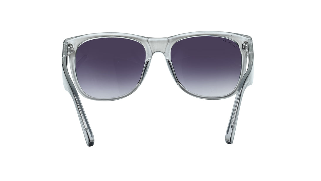 Grey Rectangle Rimmed Sunglasses(P475GY1V)