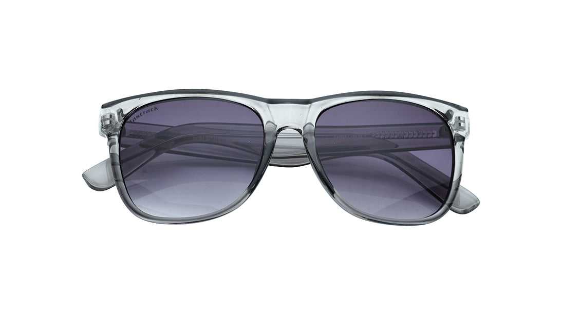 Grey Rectangle Rimmed Sunglasses(P475GY1V)