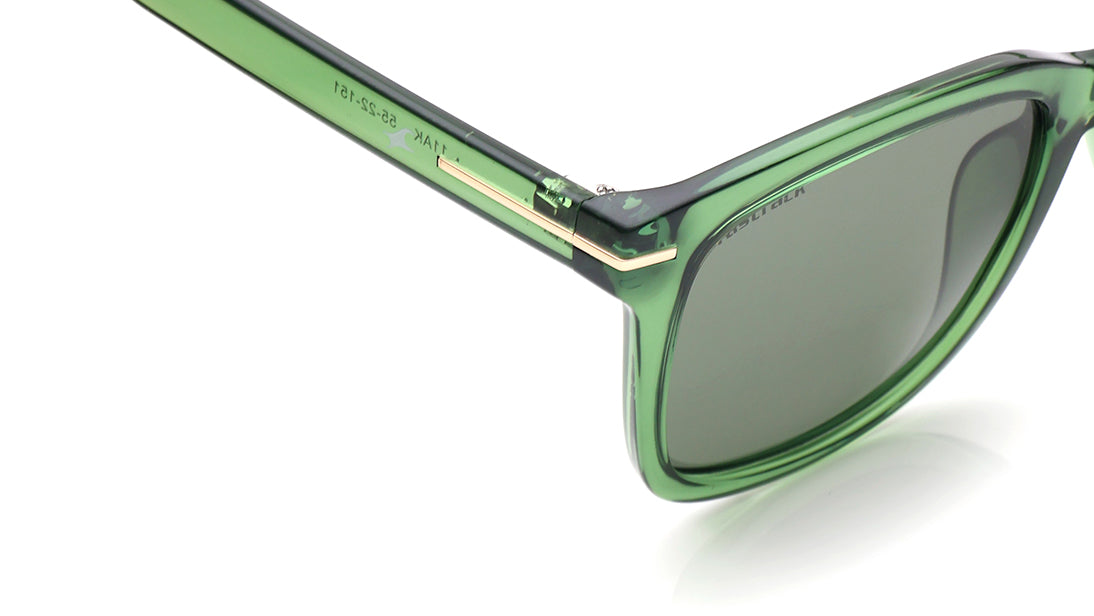 Green Wayfarer Sunglasses for Unisex