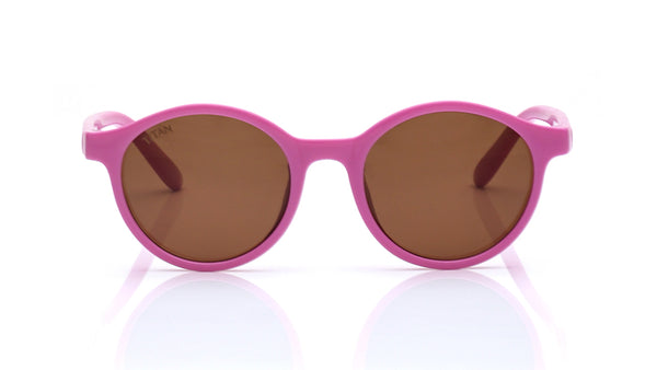 Brown Round Sunglasses for Kids