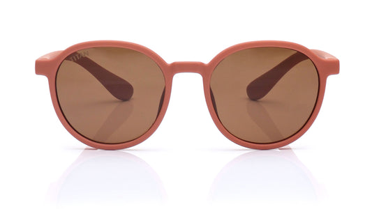 Brown Round Sunglasses for Kids