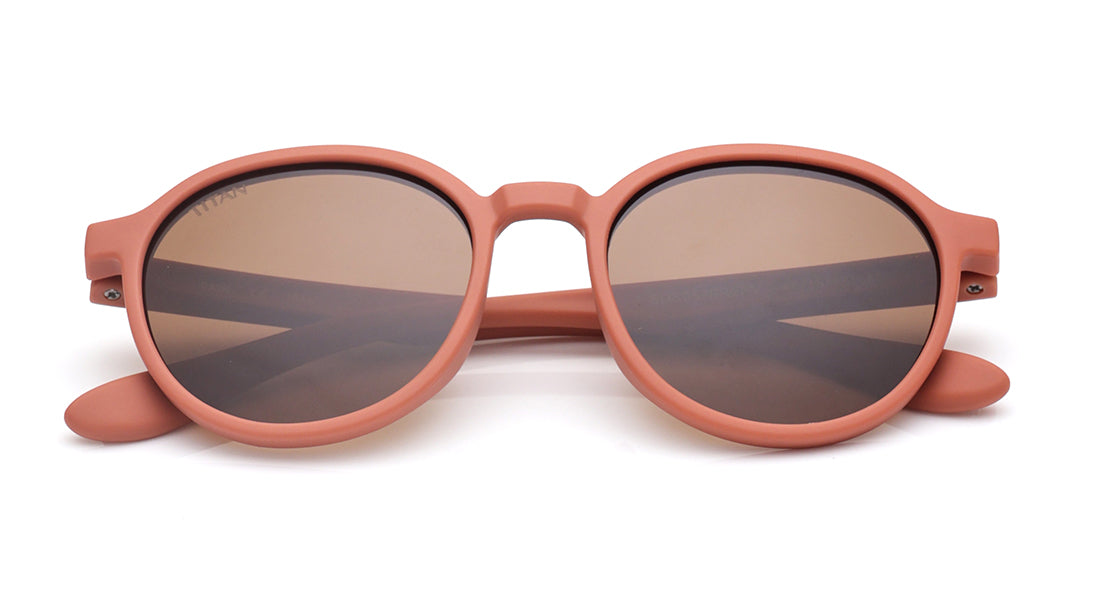 Brown Round Sunglasses for Kids